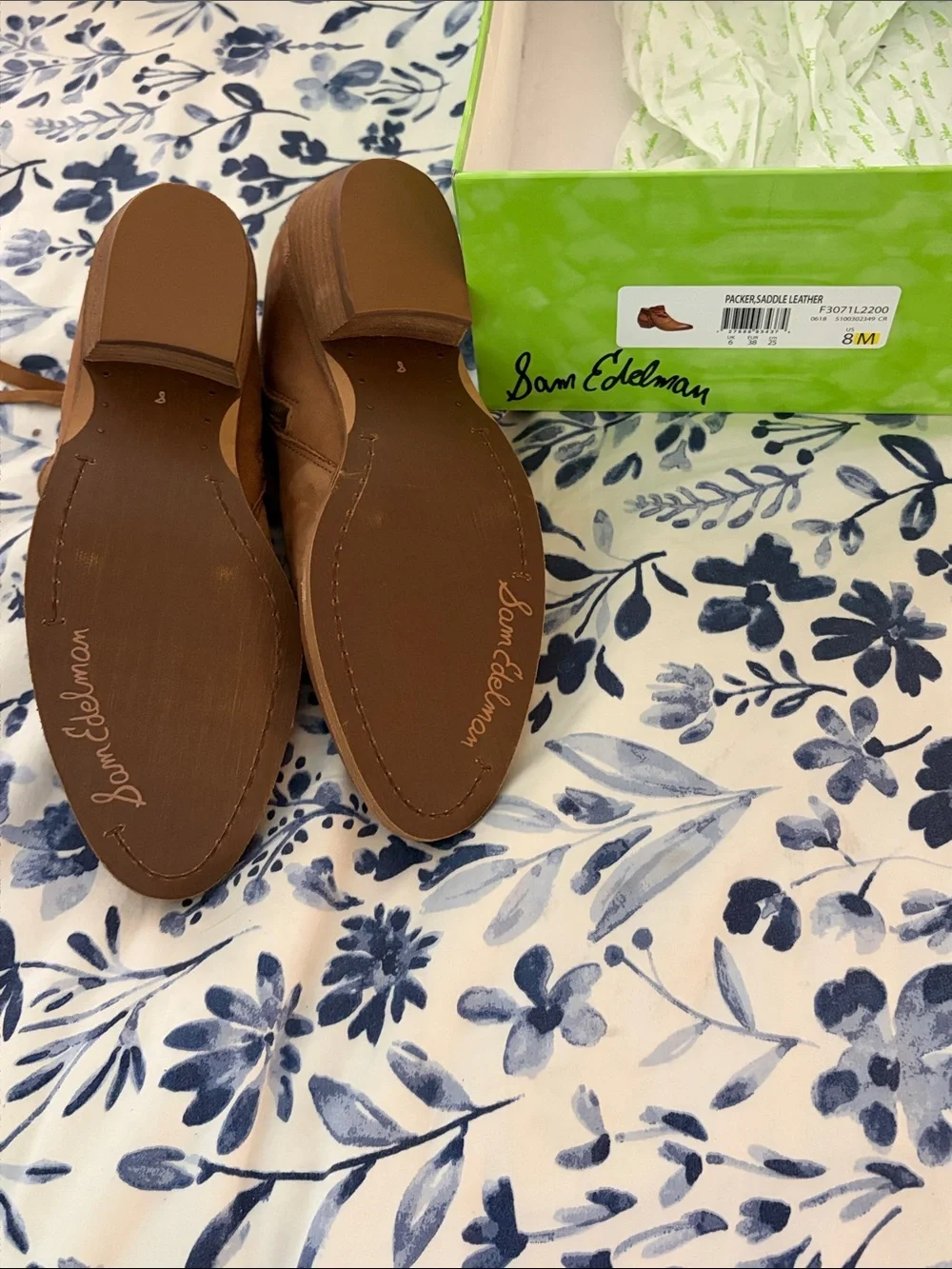 Sam Edelman Tan Suede Ankle Booties with Side Zip